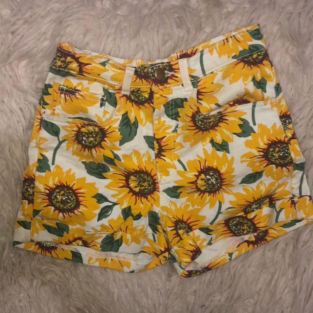 American Apparel Sunflower Shorts